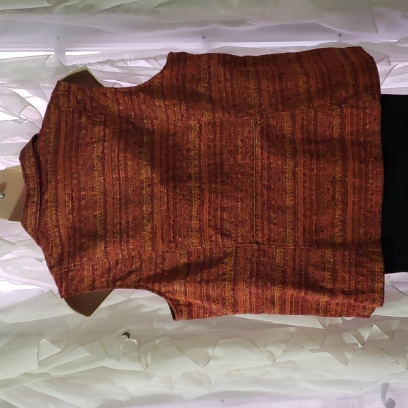 Christopher & Banks. Colorful Vest; Full Front Zipper; Interior Pockets. Size 3X - Picture 6 of 15